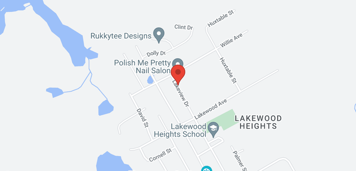 map of 350 Lakeview Drive